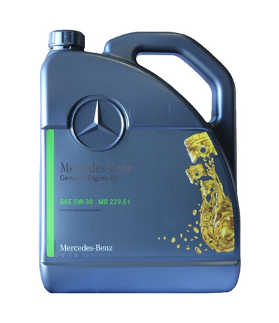 Моторное масло MERCEDES MB 5W30 229.51 (5L/4)