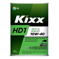 Масло моторное Kixx HD1 CI-4 10W-40 (D1) /4л синт  (4шт)