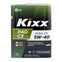 Масло моторное Kixx PAOC3 5W-40 / 4л синт