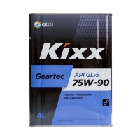Трансмиссионное масло Kixx Geartec GL-5 75W-90 /4л мет (4шт)